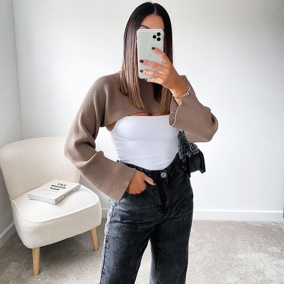 GORGEOUS ZARA NWT Arm Warmer Sweater - Picture 16 of 16